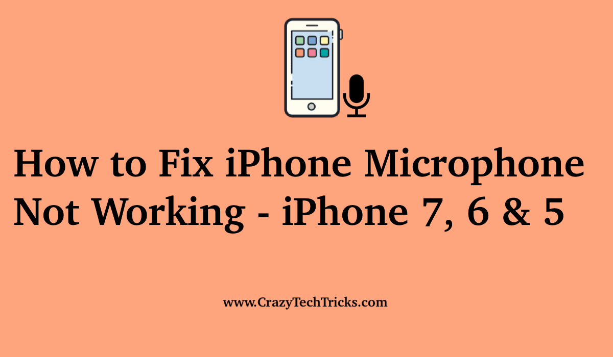 microphone not working on mac or iphone 5s