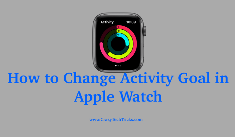 change exercise goal apple watch 3