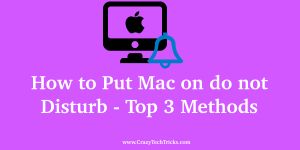 How to Put Mac on do not Disturb
