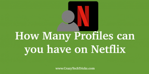 How Many Profiles can you have on Netflix