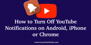 How to Turn Off YouTube Notifications
