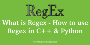 How to use Regex in C++ & Python