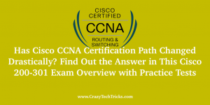 Cisco CCNA Certification Path