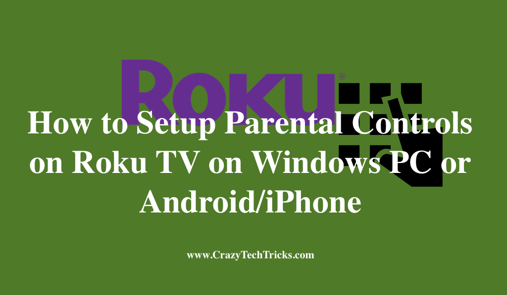 Setup Parental Controls on Roku TV