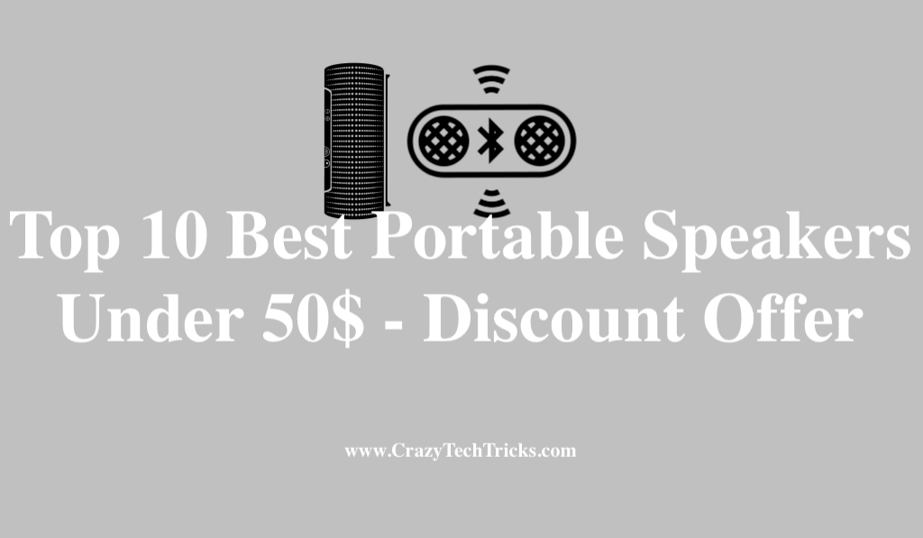 Best Portable Speakers Under 50$