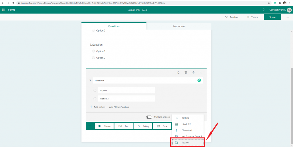 How To Add Branching In Microsoft Forms Very Easy Method Crazy Tech