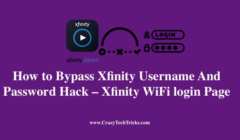 How To Bypass Xfinity Username And Password Hack Xfinity WiFi Login Page
