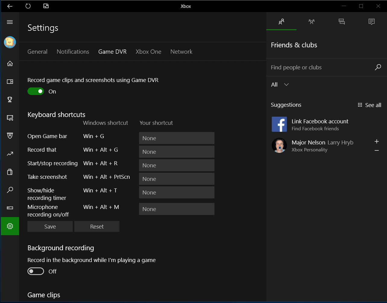 How to turn on Game DVR on Windows 10 and take Screenshot