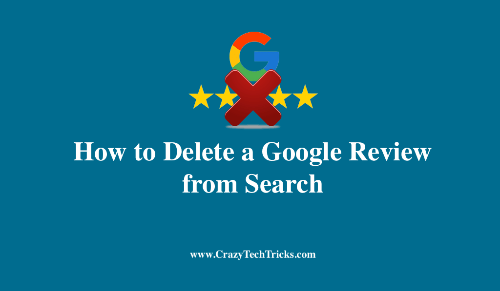Delete a Google Review from Search