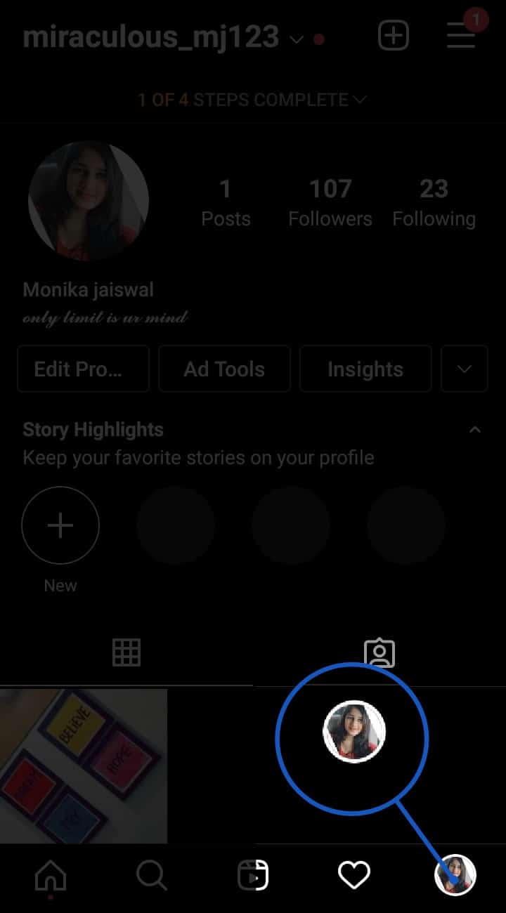 To see all of your posts, tap the Profile icon - Instagram Insights - How to See who Saved your Instagram Post