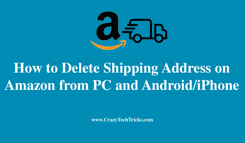 How to Delete Shipping Address on Amazon