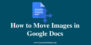 How to Move Images in Google Docs