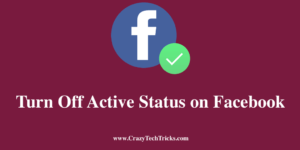 How to Turn Off Active Status on Facebook