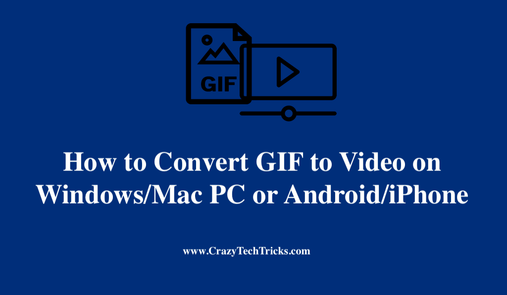 Convert GIF to Video