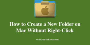 How to Create a New Folder on Mac