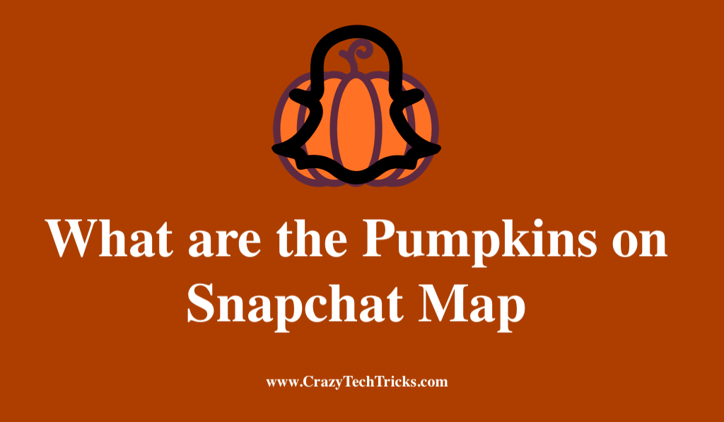 What are the Pumpkins on Snapchat Map