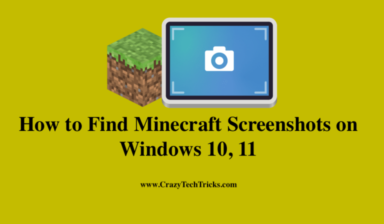 where to find minecraft screenshots windows 11