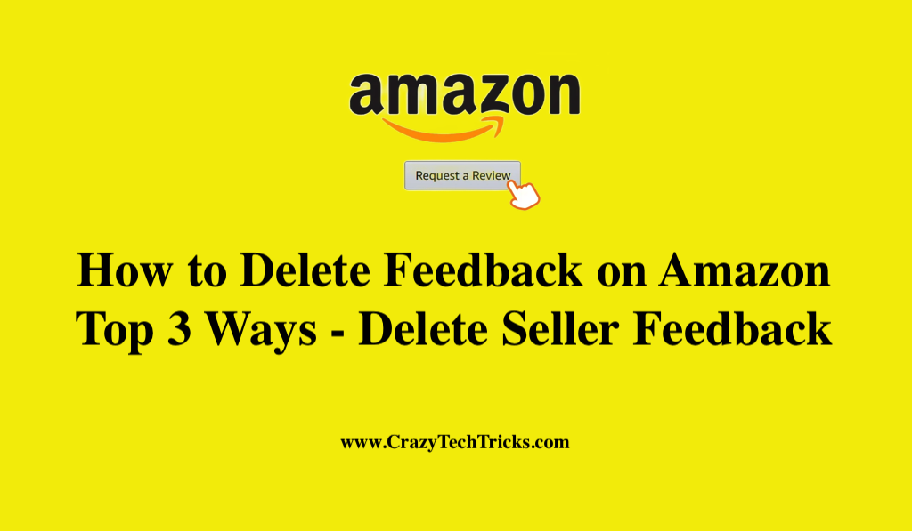 Delete Feedback on Amazon