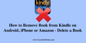 How to Remove Book from Kindle on
