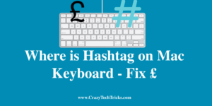 Where is Hashtag on Mac Keyboard