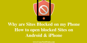 Why are Sites Blocked on my Phone