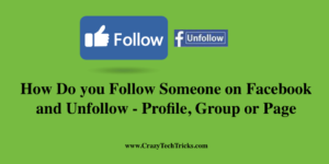 Do you Follow Someone on Facebook