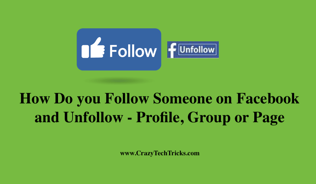 Do you Follow Someone on Facebook 