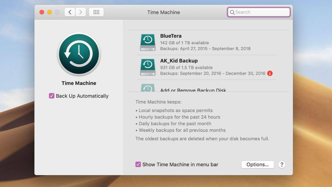 How to delete Time Machine backups completely
