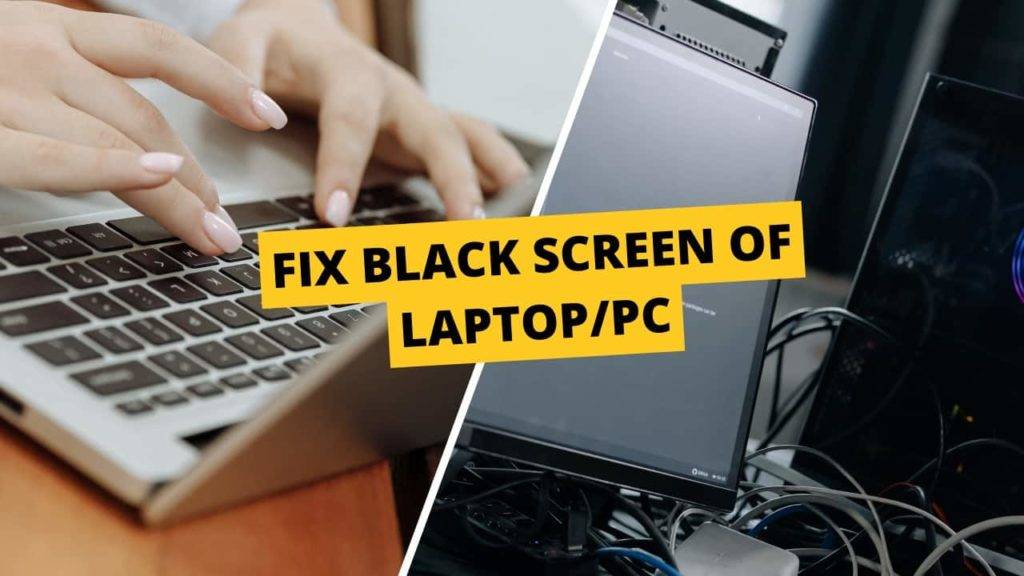 what do you do when your computer screen is black