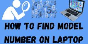 How to Find Model Number on Laptop - Top 5 Methods