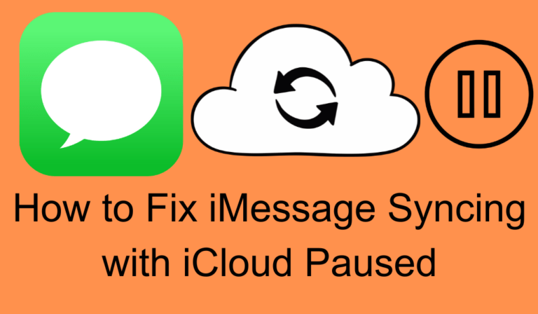 How to Fix iMessage Syncing with iCloud Paused - 9 Easy Steps - Crazy