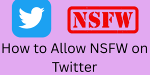 How to Allow Nsfw on Twitter - 5 Easy Steps