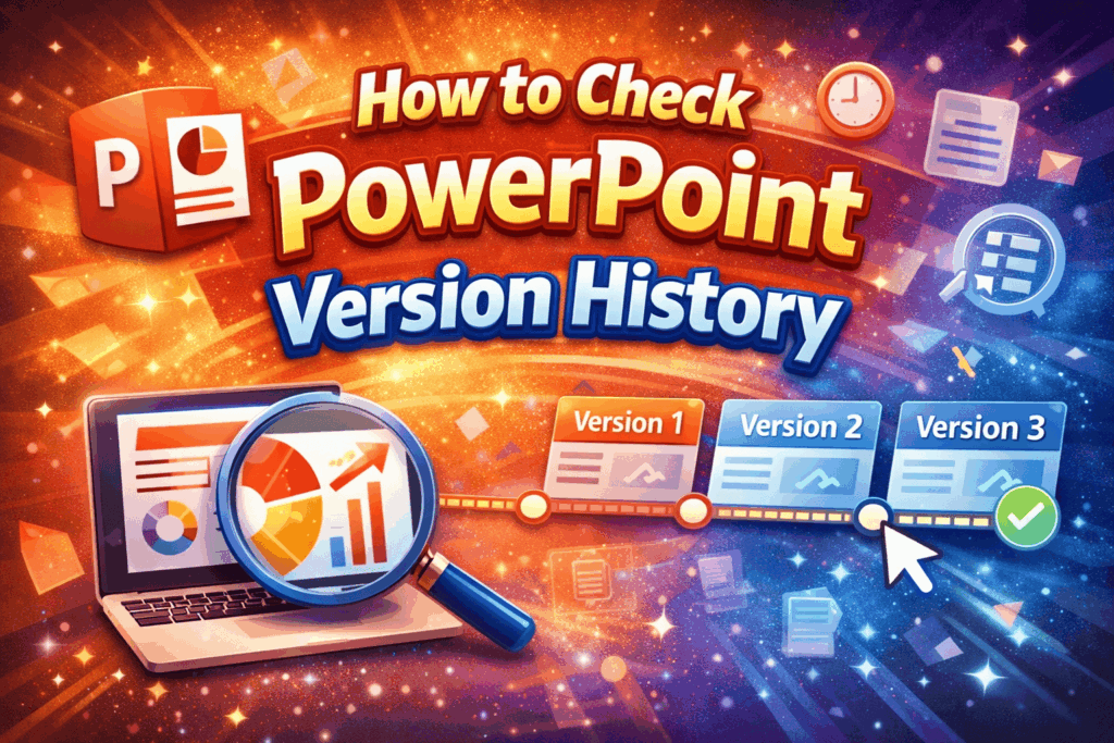 How to Check PowerPoint Version History - 5 Easy Steps