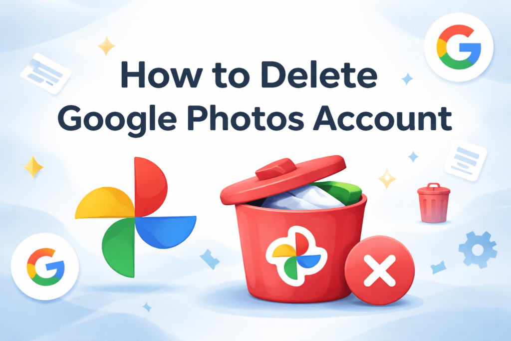 How to Delete Google Photos Account - Complete Guide