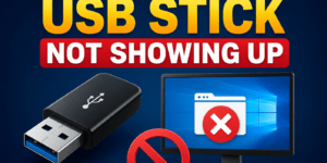 How to Fix USB Stick Not Showing Up