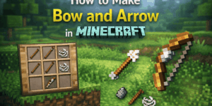 How to Make Bow and Arrow in Minecraft - Complete Details