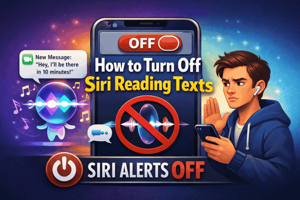 How to Turn Off Siri Reading Texts - Complete Details