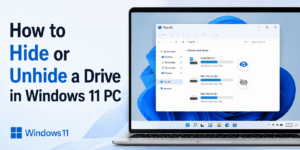 How to Hide or Unhide a Drive in Windows 11 PC