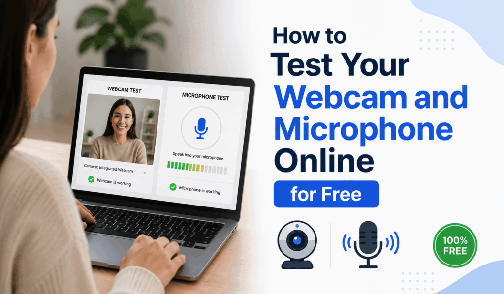How to Test Your Webcam and Microphone Online for Free