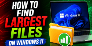 How to Find Largest Files on Windows 11