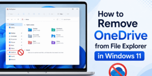 How to Remove OneDrive from File Explorer in Windows 11