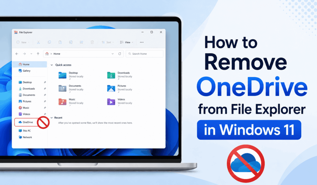 How to Remove OneDrive from File Explorer in Windows 11